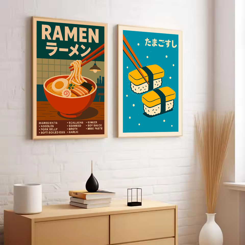 Poster su Tela con Gatto Nero, - Japanese Lifestyle Culture recensione e prezzo