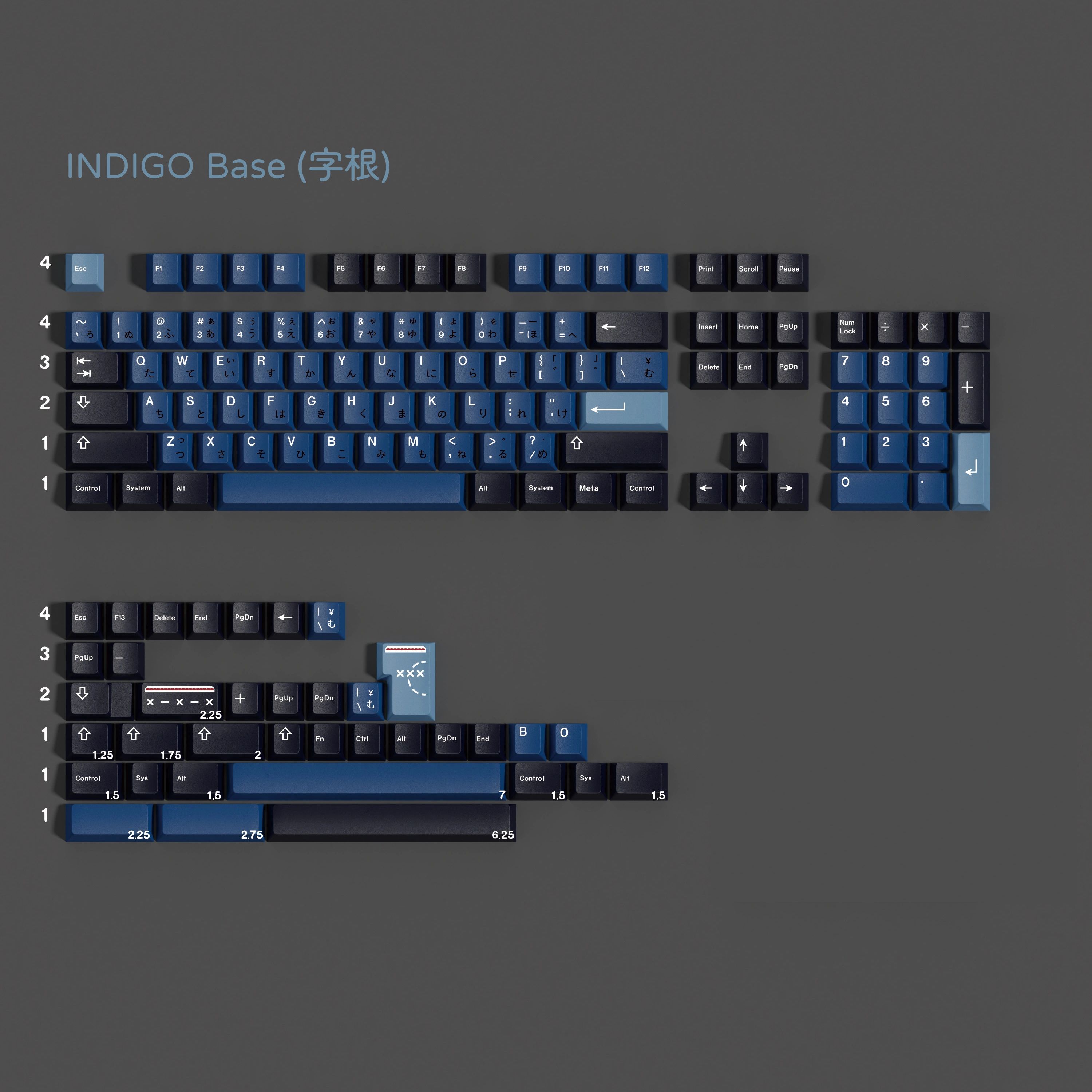 PBT GMK Indigo Copritasti Set  - Indigo Dye Kit recensione e prezzo