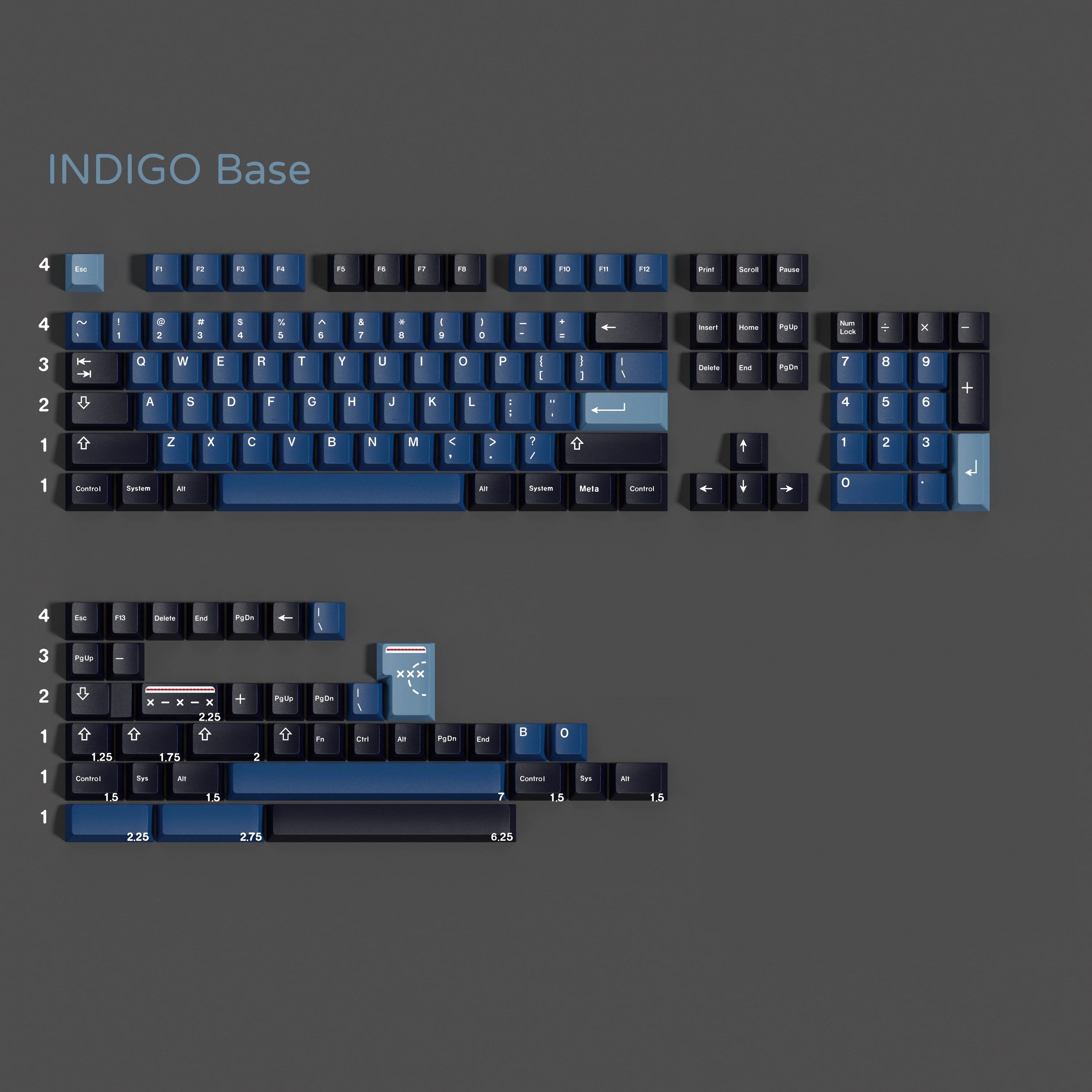 PBT GMK Indigo Copritasti Set  - Indigo Dye Kit recensione e prezzo