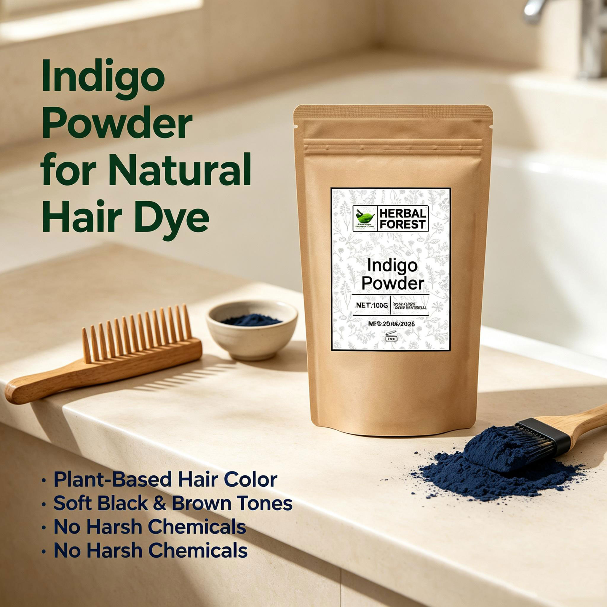 Tintura per capelli naturale i - Indigo Dye Kit recensione e prezzo