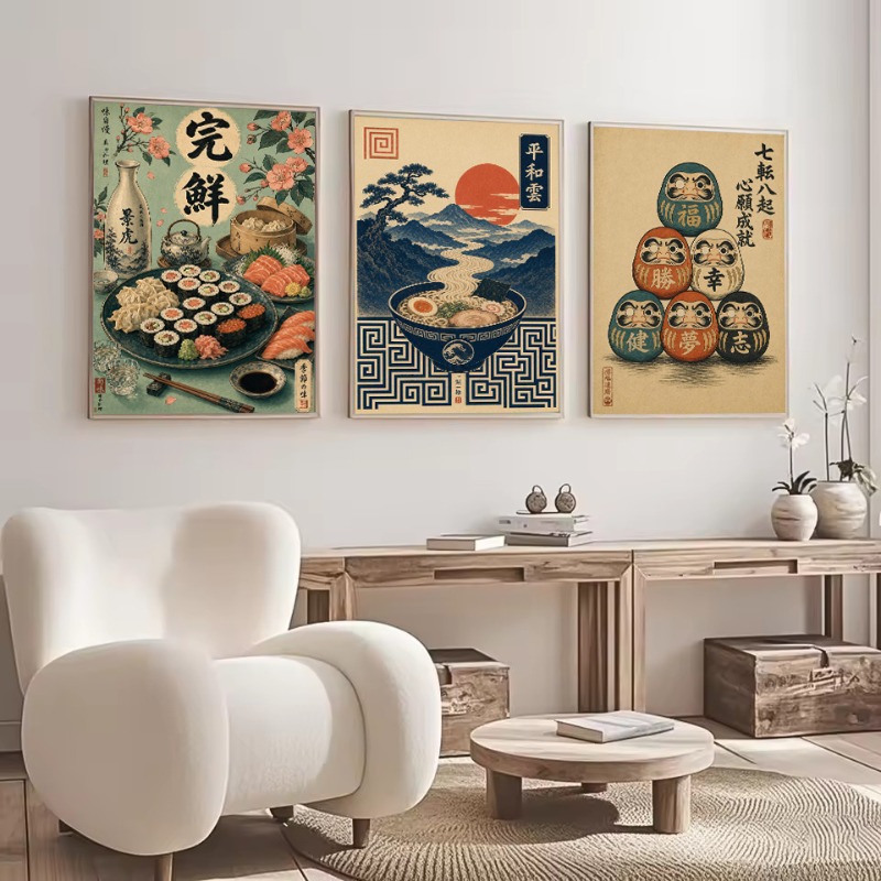 Poster Vintage Minimalista con - Japanese Lifestyle Culture recensione e prezzo